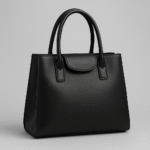 Damen Handtasche aus Kunstleder – Schwarz